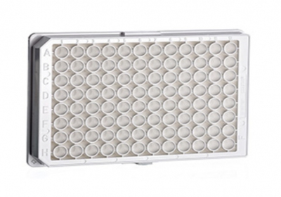 Greiner Bio-one Microplate 96 Well, PS, F-Bottom (Chimney Well), White, Lumitrac, High Binding, Sterile, 10pcs/bag, 40pcs/case