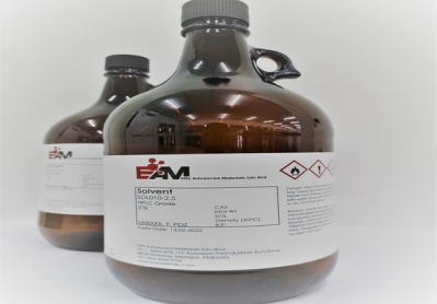 EAM Propa-2-nol (ISOPROPYL ALCOHOL) HPLC GRADE 2.5L AMBER GLASS 