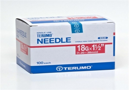 TERUMO 18G x 1 1/2'’, 100pcs/box