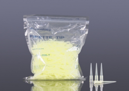 BIOSHARP 200ul Pipette tips, bulk pack (1000pcs/bag) - PROMOTION BUY 2 packs, FREE 1 pack!