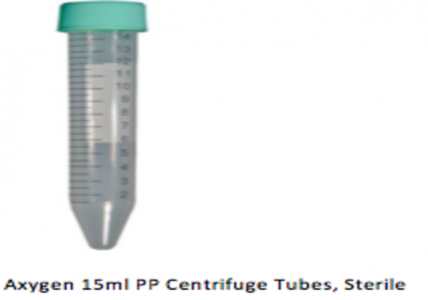 Axygen 15ml Pre-Sterilized Centrifuge Tube