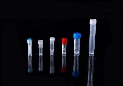 Bioseen 2.0ml cryovials, with writing area, graduation, sterile, self-standing, clear or colored screw caps