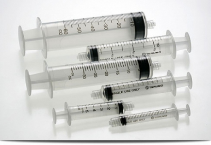 Terumo 5ml syringe without needle, leur lock
