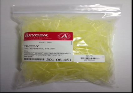 Axygen 10-200ul Yellow Reference Tips, Bulk, Case