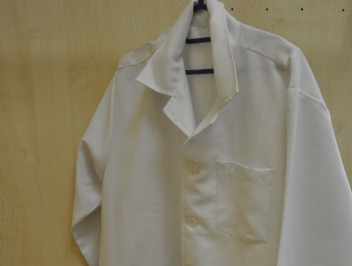 Lab Coat UM Logo, Short Sleeve, Size XL