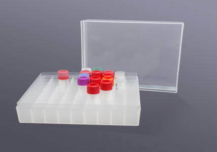 BIOSHARP 2ml Polypropylene cryogenic vial box, for 81 vials